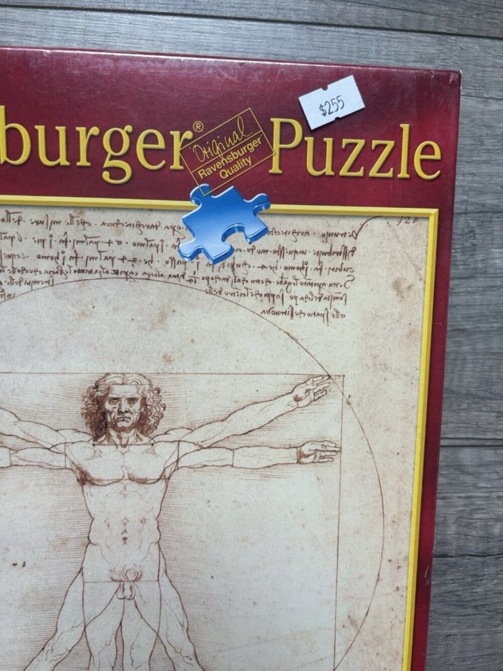 Ravensburger Leonardo da Vinci Vitruvian Man 1000PC Puzzle Softclick Technology - Picture 4 of 16